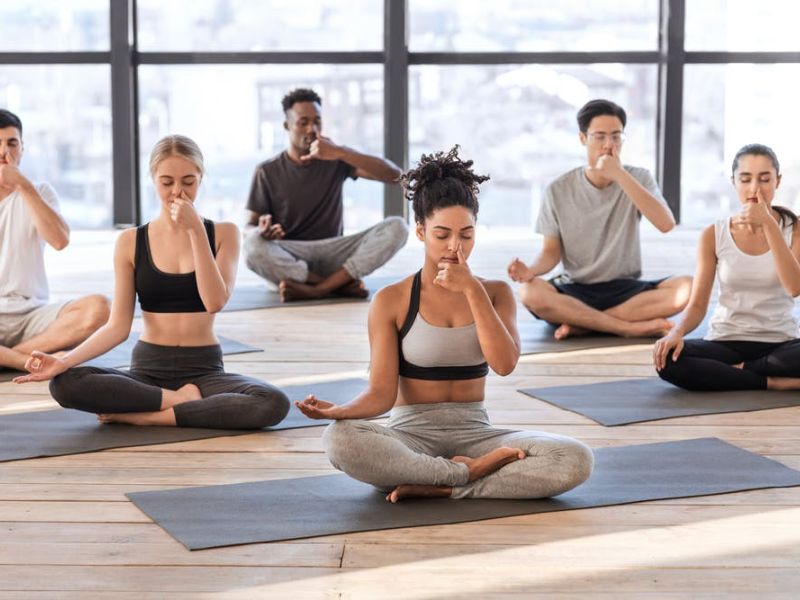 Thảm tập Yoga giúp tăng sự tập trung khi tập luyện